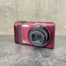 カシオ デジカメ 【中古】CASIO EXILIM EX-ZR300 f=4.24-53.0mm 1:3.0-5.9 バッテリー付 コンパクト デジタルカメラ 赤 /71098_画像1