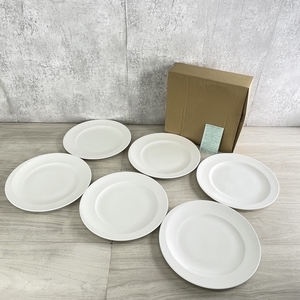 高級洋食器 新品 NARUMI Bone China ナルミ エスプリディナー皿 27cm 6枚セット レンジ 食洗機可 ホテル レストラン /51683在★6