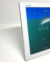 中古良品 SONY Xperia Z4 Tablet docomo SO-05G ホワイト SIMロック解除済 10.1インチ バッテリー良好_画像3