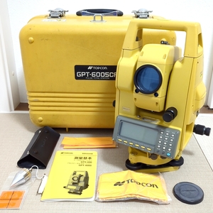 ★動作OK★ TOPCON GPT-6005CF 測量機器 トプコン トータルステーション ケース付き