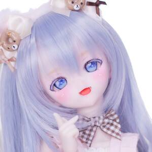  DDH - 10 カスタムヘッド (SW肌)ソフビ盛り + アイ2点 + 舌パーツ + ウィッグ【きっこりぃ*°】