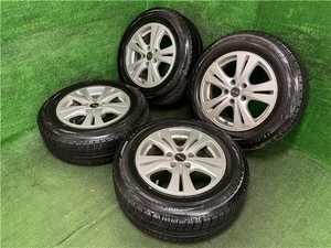 エルグランド等に DUNLOP Reverline 16×7J OFF38 PCD114.3 5H BRIDGESTONE BLIZZAK REVO GZ 205/65R16 売切!!