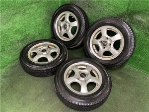 軽自動車等に STYLE PRASINO DUKE 13×4J OFF42 PCD100 4H YOKOHAMA iceGUARD iG20 145/80R13 売切!!