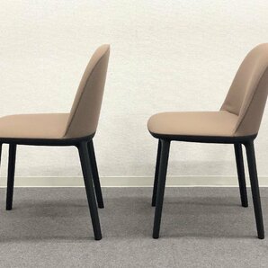 ■vitra/ヴィトラ■Softshell Side Chair/ソフトシェル サイド チェア 2脚セット ブラウン系 ファブリック★埼玉発送★の画像4