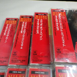 青9｜美品！★17CD-SET（17枚） / SONY JP / all cds w/OBI★MILES DAVIS（マイルスデイビス）まとめてセット｜デイヴィスの画像6