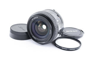 【良品】ニコン Nikon AF NIKKOR 24mm F/2.8 D Wide Angle AF Lens オートフォーカス 4025