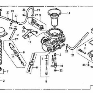 MC34 純正 インシュレーター 送料550円～ FTR223 MC40 インシュ CB223S キャブ キャブレター インシュレター cb 223  .kpmの画像3