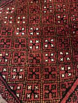  手織りトライバルラグ バルーチ産 約20万円 ウール 手織り ヴィンテージラグ イラン産 検索用:ペルシャ絨毯 トルコ絨毯_画像3