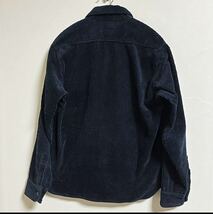 HideandSeek CORD CPO L/S SHIRT Sサイズ ネイビー_画像2