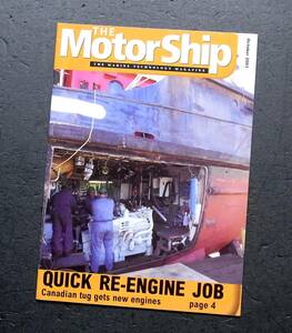 英国　船舶技術雑誌　The MotorShip 999号