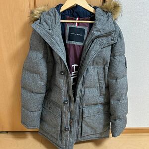 TOMMYHILFIGER ダークグレー ダウンジャケット