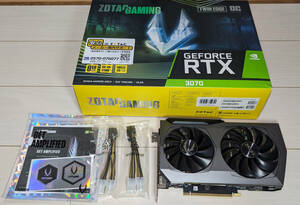 -美品- GeForce RTX 3070 ZOTAC GAMING Twin Edge OC ZT-A30700H-10P