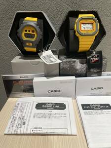 新品！　カシオG-SHOCK　DW-5610Y-9DR & GMD-S6900Y-9DR 2個セット　G－ショック　イエロー　送料無料！