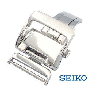 [ новый товар * бесплатная доставка ] Seiko SEIKO оригинальный кнопка тип D пряжка хвост таблеток ширина :18mm SADA039, 6R15-00C0 кожа наручные часы ремень для B16S51SA02W-R