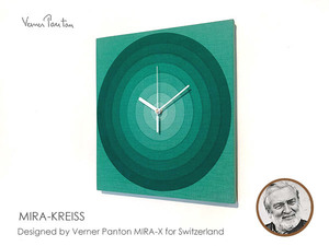 在庫1点のみVerner Pantonパントン時計仕様クロックパネルMIRA-KREISS人気のグリーン1点のみ【検索】FLOSアルテミデYamagiwaポーリン