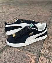 新品 PUMA SUEDE FAT LACE 黒白 US9.5 27.5cm 定価13200円 限定モデル プーマ スエード ファットレース #393167-03 クライド CLYDE_画像5