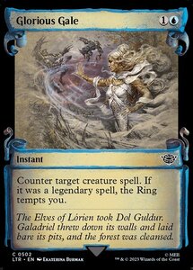 MTG ■青/英語版■ 《輝かしき突風/Glorious Gale》★ショーケースFOIL★ 指輪物語:中つ国の伝承 LTR