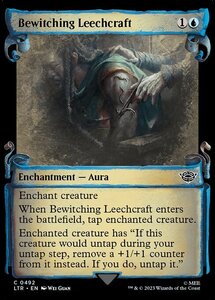 MTG ■青/英語版■ 《たぶらかしの呪い治療/Bewitching Leechcraft》★ショーケースFOIL★ 指輪物語:中つ国の伝承 LTR