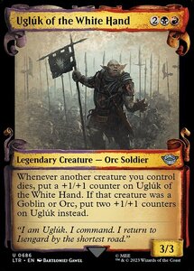 MTG ■金/英語版■ 《白の手のウグルーク/Ugl?k of the White Hand》▲ショーケース▲ 指輪物語:中つ国の伝承 LTR