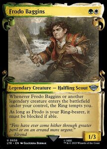 MTG ■金/英語版■ 《フロド・バギンズ/Frodo Baggins》▲ショーケース▲ 指輪物語:中つ国の伝承 LTR