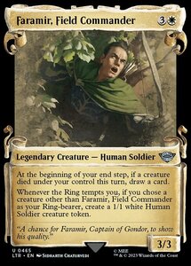 MTG ■白/英語版■ 《野戦指揮官、ファラミア/Faramir, Field Commander》★ショーケースFOIL★ 指輪物語:中つ国の伝承 LTR