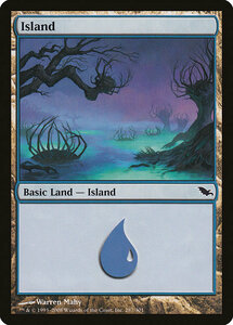 MTG ■土地/英語版■ 《島/Island》シャドウムーア SHM