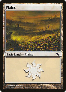 MTG ■土地/英語版■ 《平地/Plains》シャドウムーア SHM