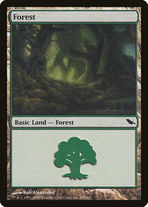 MTG ■土地/英語版■ 《森/Forest》シャドウムーア SHM