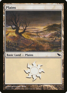 MTG ■土地/英語版■ 《平地/Plains》シャドウムーア SHM