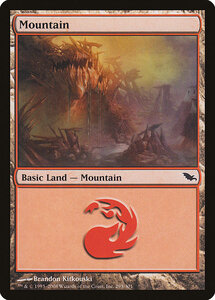 MTG ■土地/英語版■ 《山/Mountain》シャドウムーア SHM