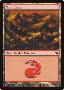 MTG ■土地/英語版■ 《山/Mountain》シャドウムーア SHM