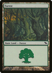 MTG ■土地/英語版■ 《森/Forest》シャドウムーア SHM