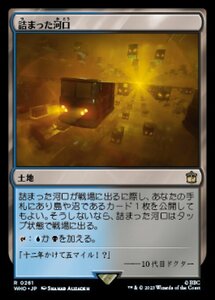 MTG ■土地/日本語版■ 《詰まった河口/Choked Estuary》★FOIL★ ドクター・フー WHO