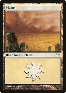 MTG ■土地/英語版■ 《平地/Plains》神河物語 CHK