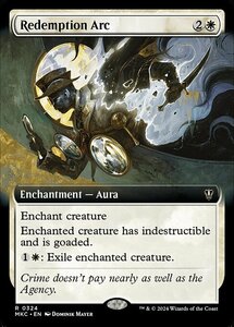 (324)MTG ■白/英語版■ 《贖罪への道/Redemption Arc》▲拡張アート▲ カルロフ邸殺人事件 統率者 MKC 白R