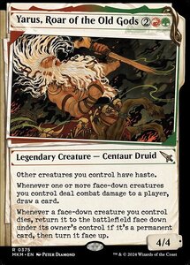 (375) MTG ■金/英語版■ 《古き神々の咆哮、ヤラス/Yarus, Roar of the Old Gods》▲ショーケース▲ カルロフ邸殺人事件 MKM 金R