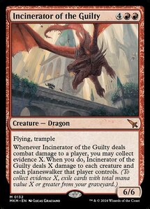 (132) MTG ■赤/英語版■ 《罪人の焼却者/Incinerator of the Guilty》★FOIL★ カルロフ邸殺人事件 MKM 赤R