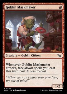 (130) MTG ■赤/英語版■ 《ゴブリンの仮面職人/Goblin Maskmaker》カルロフ邸殺人事件 MKM 赤C