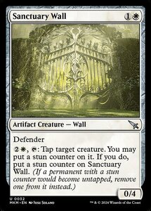 (032) MTG ■白/英語版■ 《聖域の壁/Sanctuary Wall》カルロフ邸殺人事件 MKM 白U