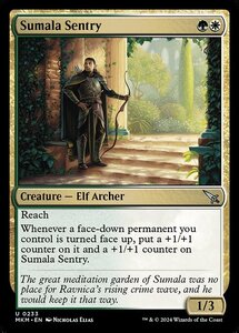 (233) MTG ■金/英語版■ 《スマーラの歩哨/Sumala Sentry》★FOIL★ カルロフ邸殺人事件 MKM 金U