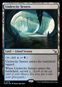 (270) MTG ■土地/英語版■ 《地底街の下水道/Undercity Sewers》★FOIL★ カルロフ邸殺人事件 MKM 土地R