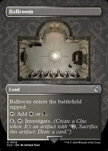 (012) MTG ■土地/英語版■ 《Ballroom》▲拡張アート▲ カルロフ邸殺人事件：Clue Edition CLU 土地U