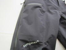 新品◆samas 防水透湿素材Sympatex スキー パンツ 定価￥44000 Lサイズ 黒ブラック 防水ジップ バックカントリー フリーライド ポール / M_画像4
