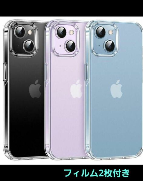 未使用★CASEKOO iPhone 14 Plus 用 ケース クリア マット感 ワイヤレス充電対応