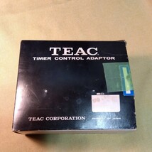 TEAC RC-320 タイマーコントロールアダプター 箱付き　ジャンク品_画像7