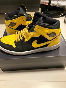 ナイキ エア ジョーダン 1 136085-072 NIKE AIR JORDAN 1 RETRO NEW LOVE黄黒　28cm