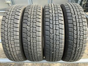 【美品】DUNLOP ダンロップ バリ山 WINTERMAXX WM02 155/65R14 4本