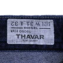 DIESEL THAVAR SLIM-SKINNY WASH 0806U W31 L32 コットン IDG_画像5