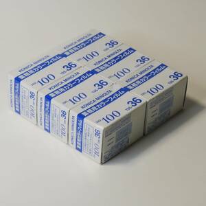 【期限切・未使用・冷凍保存】35mmネガカラーフィルム コニカミノルタ 業務用 ISO100 36枚撮 6本セット【送料無料】