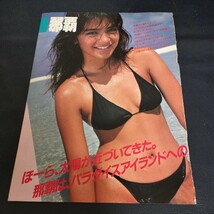 旅行パンフレット切抜き　2枚4P 　沖縄　全日空　ANA キャンギャル　水着　キャンペーンガール　_画像3